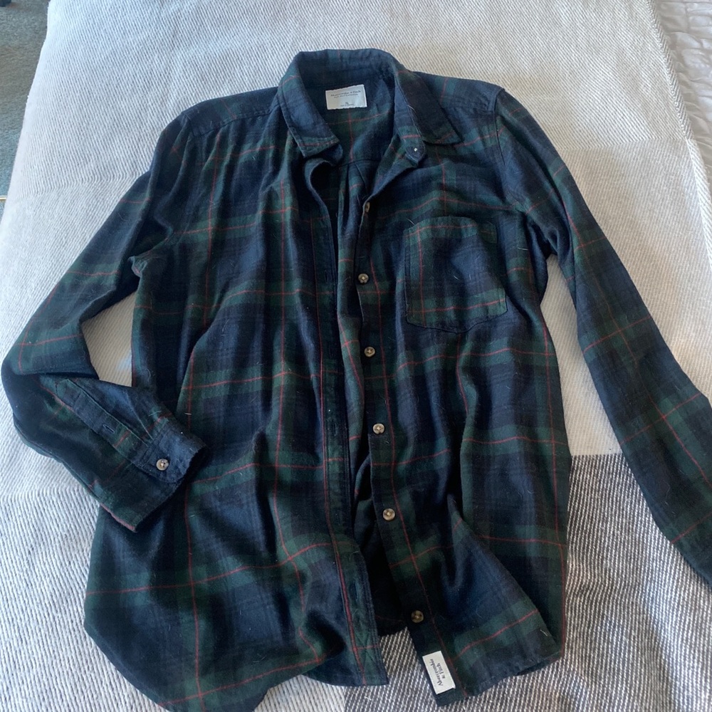 Abercrombie oversized flannel